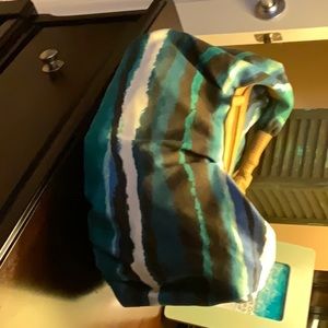 Tommy Bahamas bag & sandals to match canvas material, very well made